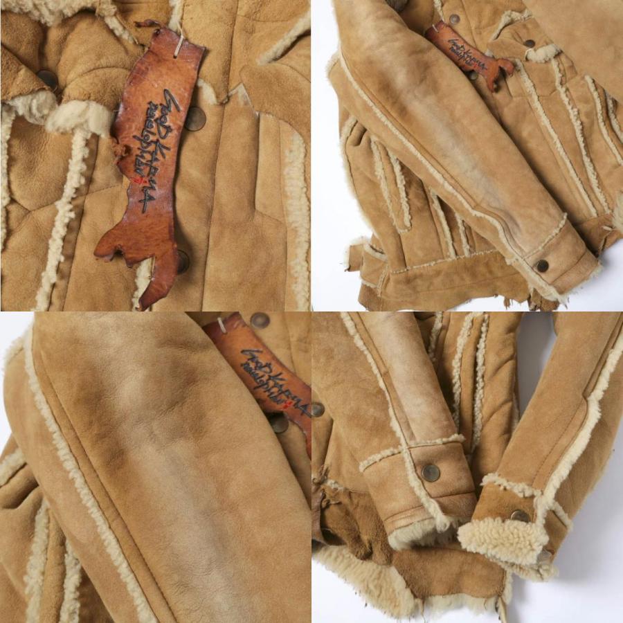 GOODKARMA DEVELOPMENT グッドカルマ ディベロップメント MOUTON TRUCKER JACKET LUKE リバーシブル ムートントラッカージャケット 1 CAMEL |  | 08
