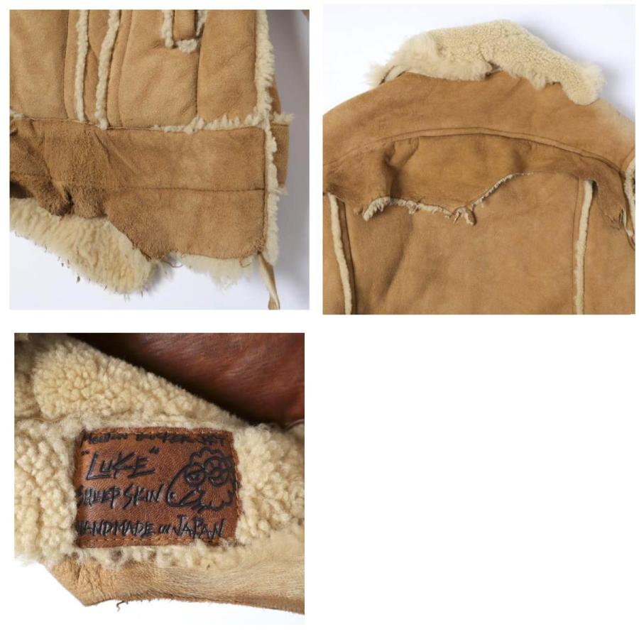 GOODKARMA DEVELOPMENT グッドカルマ ディベロップメント MOUTON TRUCKER JACKET LUKE リバーシブル ムートントラッカージャケット 1 CAMEL |  | 09