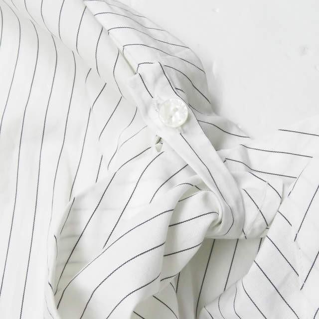 ドルチェアンドガッバーナ DOLCE&GABBANA イタリア製 ピンストライプ ロールアップシャツ G5AQ1T / FR5QJ 153/4-40 ホワイト 半袖 ショートスリーブ |  | 06