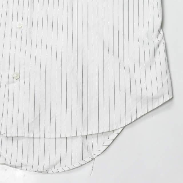 ドルチェアンドガッバーナ DOLCE&GABBANA イタリア製 ピンストライプ ロールアップシャツ G5AQ1T / FR5QJ 153/4-40 ホワイト 半袖 ショートスリーブ |  | 07