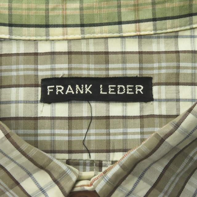 フランクリーダー FRANK LEDER ドイツ製 PLAID COTTON SHIRT チェックコットンシャツ 0136030 S ベージュ/ブラウン 長袖 トップス |  | 02