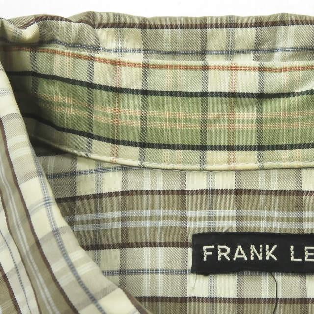 フランクリーダー FRANK LEDER ドイツ製 PLAID COTTON SHIRT チェックコットンシャツ 0136030 S ベージュ/ブラウン 長袖 トップス |  | 03