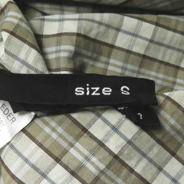 フランクリーダー FRANK LEDER ドイツ製 PLAID COTTON SHIRT チェックコットンシャツ 0136030 S ベージュ/ブラウン 長袖 トップス |  | 09