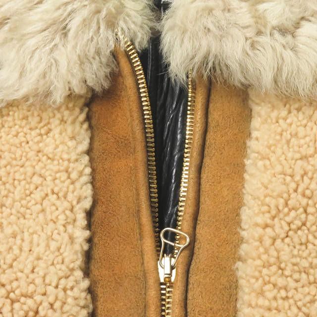 3.1フィリップリム 3.1 Phillip Lim ムートンボアジャケット XS キャメル 革ジャン シングルライダース ブルゾン アウター |  | 04