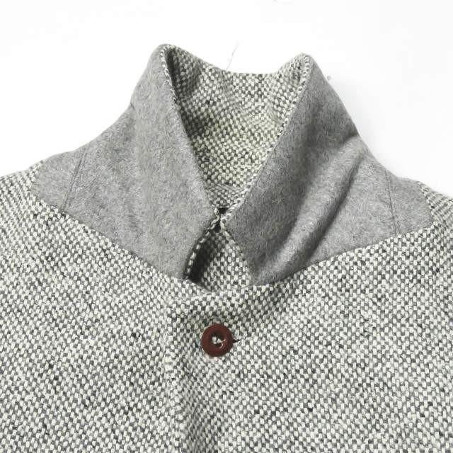 フランクリーダー FRANK LEDER ドイツ製 GRAY x WHITE CHECKERED 3B JACKET ウール3Bテーラードジャケット 0222042 XS グレー アウター |  | 04