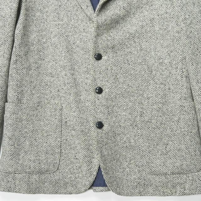 フランクリーダー FRANK LEDER ドイツ製 GRAY x WHITE CHECKERED 3B JACKET ウール3Bテーラードジャケット 0222042 XS グレー アウター |  | 06