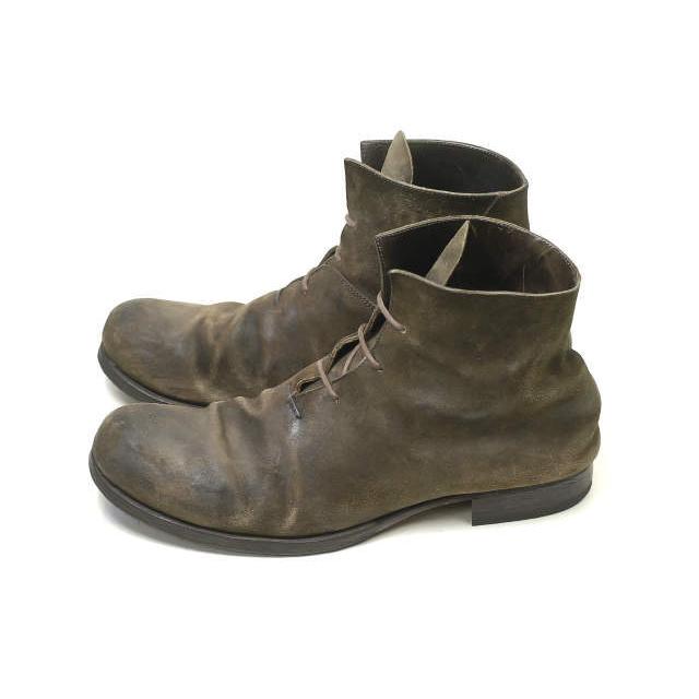 エムエークロス ma+ staple short boots デストロイレザーレース エムエークロス ma+ staple short boots デストロイレザーレース
