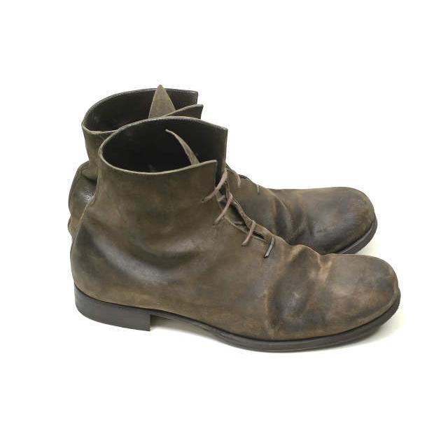 エムエークロス ma+ staple short boots デストロイレザーレース エムエークロス ma+ staple short boots デストロイレザーレース