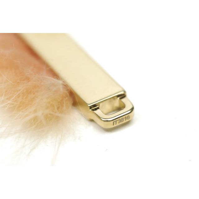 新品 FENDI フェンディ イタリア製 ABCLICK L オレンジファー付きペンダント 7ARLELVHLF07N3 ゴールド ミンク バッグチャーム mm7113 |  | 03