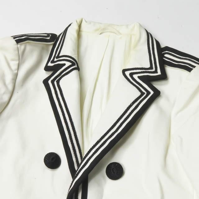 3.1 Phillip Lim 3.1フィリップリム イタリア製 コットンツイル エンブロイダリーテーラードジャケット XS パイピング 刺繍 |  | 04