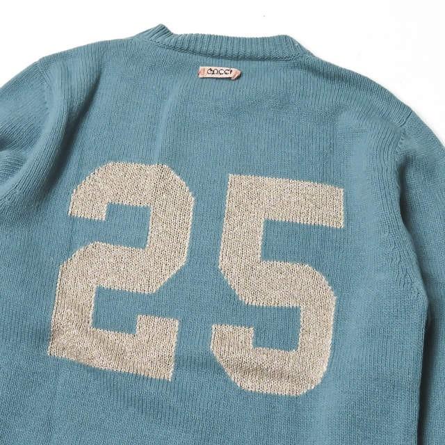 GUCCI グッチ イタリア製 レインボーバードクルーネックニット 410405-Z581A S ブルー セーター 長袖 刺繍 鳥 虹 トップス |  | 07