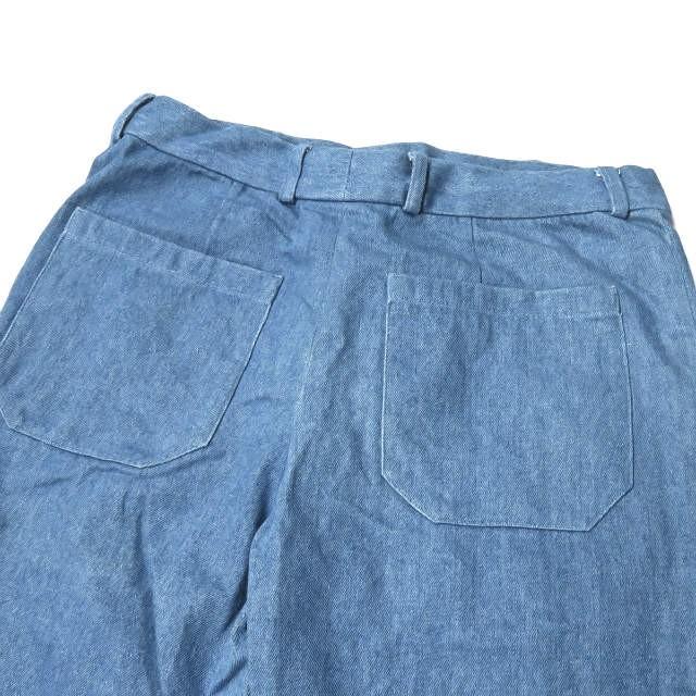 FRANK LEDER フランクリーダー ドイツ製 ブルーデニムマリンショーツ 0113066 S ブルー セーラー レイヤード ショートパンツ |  | 06