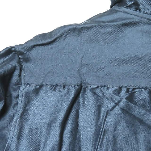 UMIT BENAN ウミットベナン イタリア製 コットンシルクフーデッドプルオーバーシャツ 44 ネイビー 長袖 アノラック トップス |  | 07