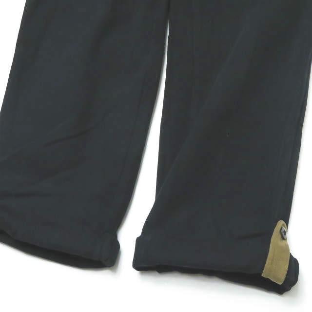 FRANK LEDER フランクリーダー ドイツ製 ウエスト切り替え ダックトラウザーパンツ 0613004 XS ブラック/カーキ ロールアップ |  | 06