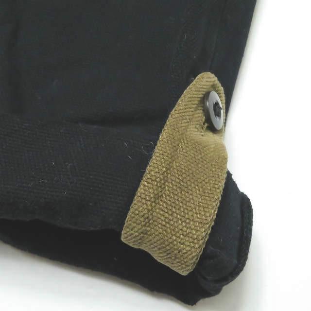 FRANK LEDER フランクリーダー ドイツ製 ウエスト切り替え ダックトラウザーパンツ 0613004 XS ブラック/カーキ ロールアップ |  | 07