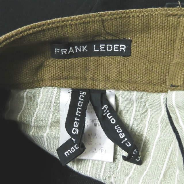 FRANK LEDER フランクリーダー ドイツ製 ウエスト切り替え ダックトラウザーパンツ 0613004 XS ブラック/カーキ ロールアップ |  | 08