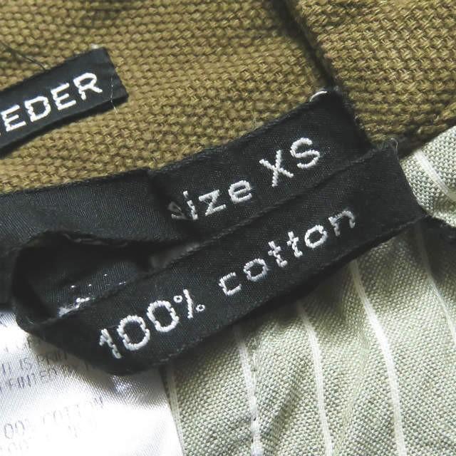 FRANK LEDER フランクリーダー ドイツ製 ウエスト切り替え ダックトラウザーパンツ 0613004 XS ブラック/カーキ ロールアップ |  | 09