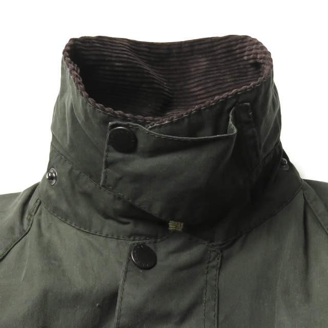 美品Lサイズ相当 Barbour ビデイル　オイルドジャケット　袖リブ　カーキ 美品Lサイズ相当 Barbour ビデイル オイルドジャケット 袖リブ