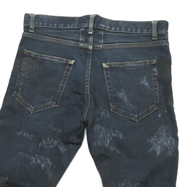 SAINT LAURENT PARIS サンローランパリ 13AW オーバーダイコーティングデニムパンツ 328936 Y691B 29 D02 M/SK-LW デストロイ |  | 08