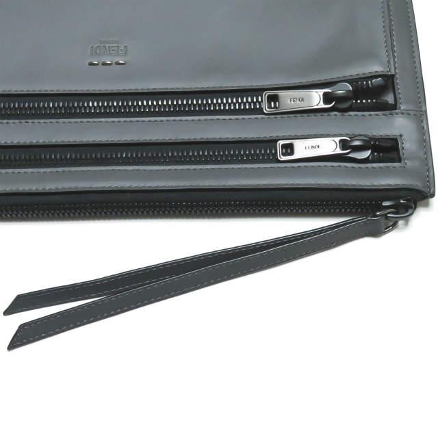 新品 FENDI フェンディ イタリア製 レザークラッチバッグ 7M0237 グレー A4サイズ ブリーフケース スムースレザー カバン ☆☆mm7690 |  | 03
