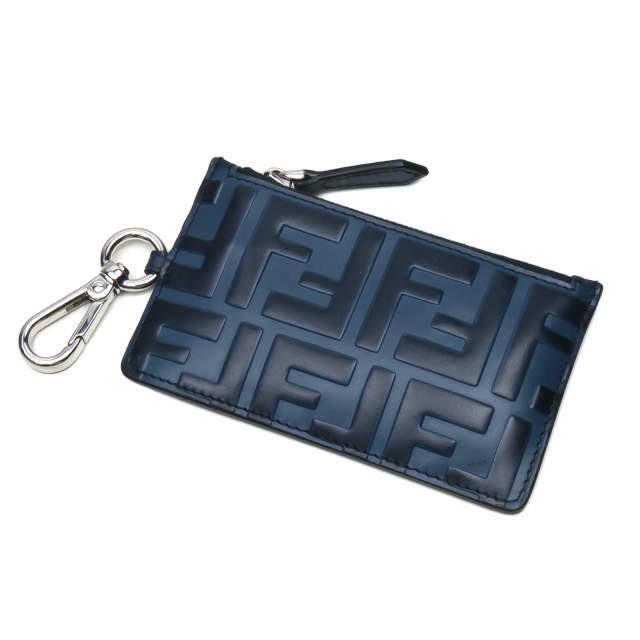 FENDI フェンディ FFロゴ ズッカ コイン カードケース 7AR534 A5PJ F147S NAVY キーケース コインケース 財布 ウォレット |  | 01