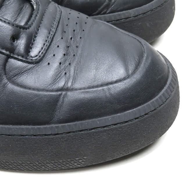 メゾンマルジェラ　17aw レザースニーカー　エアフォース　キルトフリンジ付き メゾンマルジェラ17aw レザースニーカーエアフォースキルト