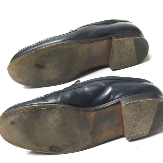 J.M WESTON J.Mウエストン 180 SIGNATURE LOAFER ボックスカーフ ペニーローファー 6/D(25.5cm) BLUE BOXCALF ネイビー コイン ☆☆mm7875 |  | 11