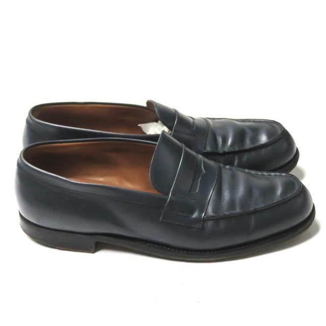 J.M WESTON J.Mウエストン 180 SIGNATURE LOAFER ボックスカーフ ペニーローファー 6/D(25.5cm) BLUE BOXCALF ネイビー コイン ☆☆mm7875 |  | 02