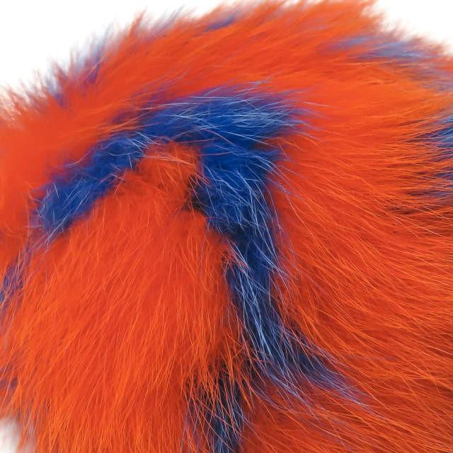フェンディ FENDI イタリア製 PON PON CHARM フォックスファーポンポンチャーム 7AR467-6DK-F01E3 オレンジ/ブルー バッグバグズ KEY CHARM バッグチャーム |  | 05
