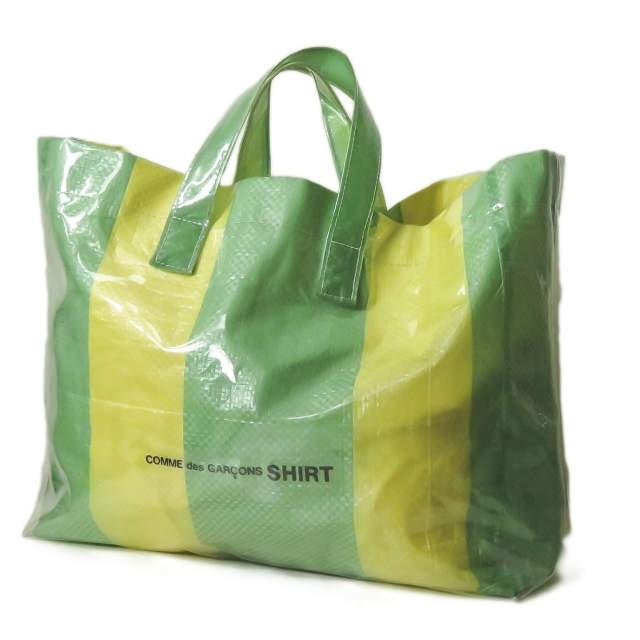 Comme des gar?ons shirt clearance multicolor pvc picnic tote bag