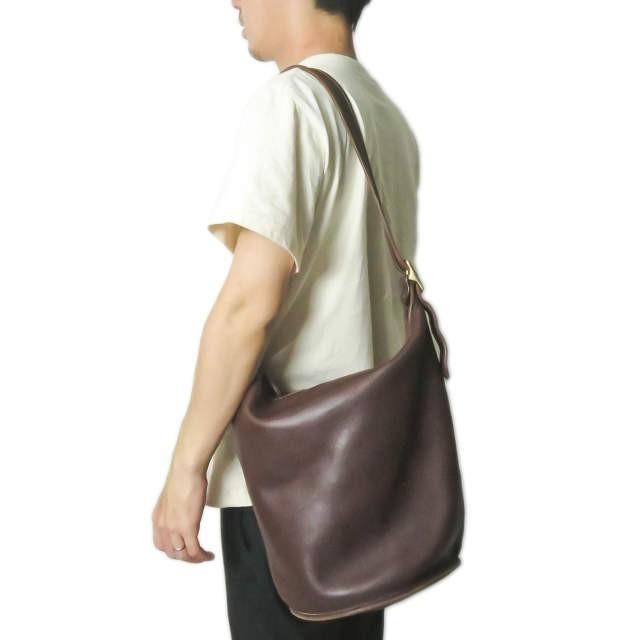 コーチ COACH レザーダッフルショルダーバッグ 9085 ブラウン バケツ カバン |  | 02