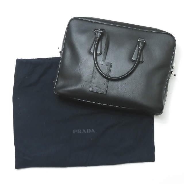 プラダ PRADA イタリア製 サフィアーノカーフ 2WAYブリーフケース 2VE363 NERO(ブラック) BORSA DA LAVORO ビジネスバッグ ショルダー 型押し カバン |  | 05