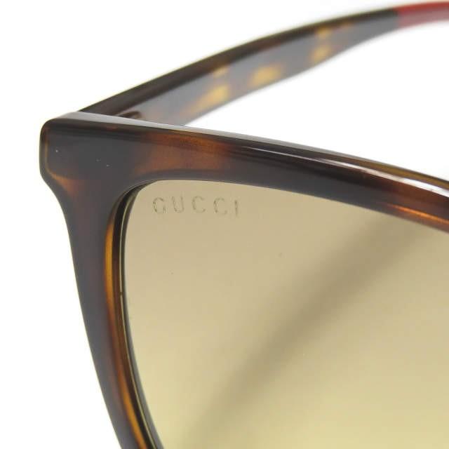 グッチ GUCCI イタリア製 ウェリントンサングラス GG0404SA ブラウン/ブラウン アジアンフィット 57□17-150 眼鏡 メガネ |  | 05