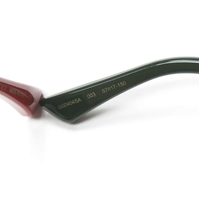 グッチ GUCCI イタリア製 ウェリントンサングラス GG0404SA ブラウン/ブラウン アジアンフィット 57□17-150 眼鏡 メガネ |  | 07