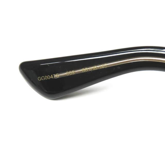 GUCCI グッチ Fashion Inspired-GEM SET ウェリントンサングラス GG0047S ブラック/クリア スワロフスキー 56□18-145 眼鏡 メガネ mm7989 |  | 11