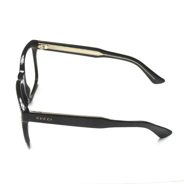GUCCI グッチ Fashion Inspired-GEM SET ウェリントンサングラス GG0047S ブラック/クリア スワロフスキー 56□18-145 眼鏡 メガネ mm7989 |  | 02