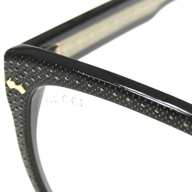 GUCCI グッチ Fashion Inspired-GEM SET ウェリントンサングラス GG0047S ブラック/クリア スワロフスキー 56□18-145 眼鏡 メガネ mm7989 |  | 07