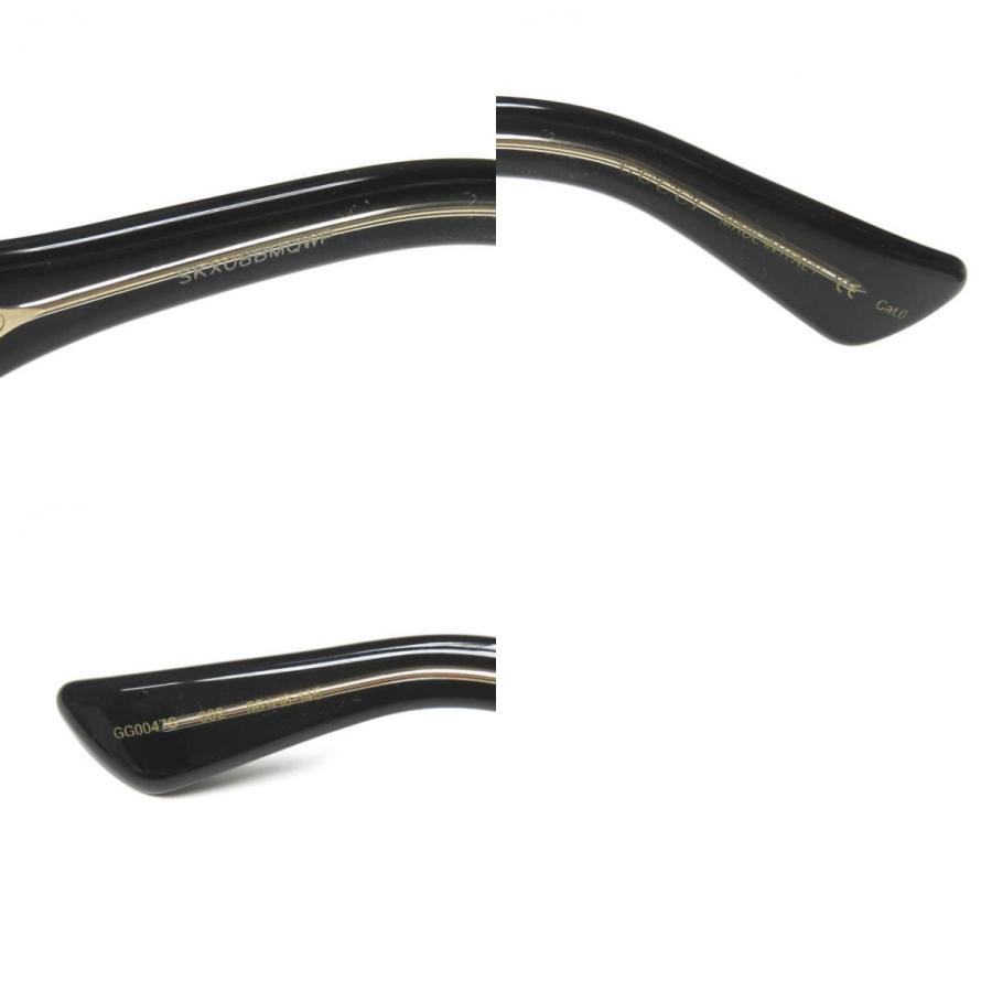 GUCCI グッチ Fashion Inspired-GEM SET ウェリントンサングラス GG0047S ブラック/クリア スワロフスキー 56□18-145 眼鏡 メガネ mm7989 |  | 09