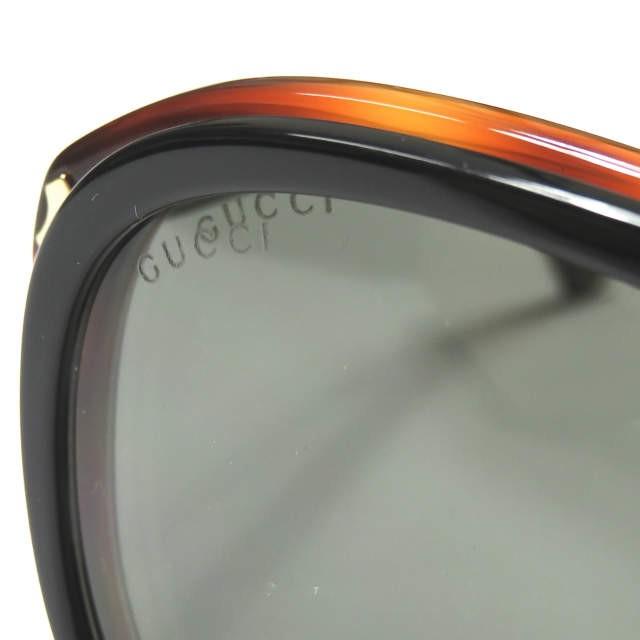 グッチ GUCCI フリップアップパイロットサングラス GG0087S ブラウン