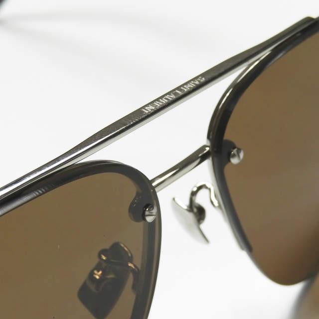 サンローラン SAINT LAURENT CLASSIC 11/F M アビエーターサングラス シルバー/ブラウン 63□13-145 ロゴ クラシック YSL ティアドロップ 眼鏡 メガネ |  | 06
