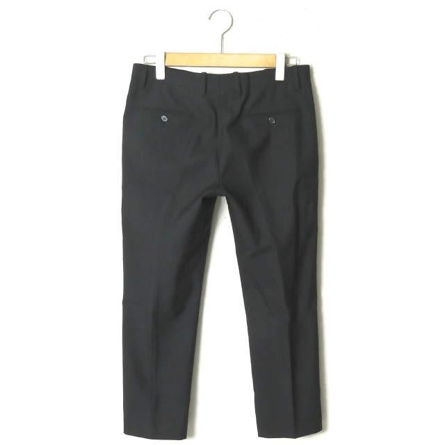 サンローランパリ SAINT LAURENT PARIS イタリア製 ウールノープリーツスリムスラックス 329957 Y640W 46 ブラック パンツ UP53 2016 01424 |  | 01