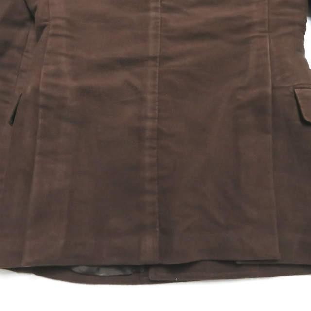 イコライ ICHORAI RING JACKET製 HOLLAND&SHERRY モールスキンダブル6Bジャケット&スラックス 44程度 ブラウン スーツ セットアップ STRASBURGO |  | 13