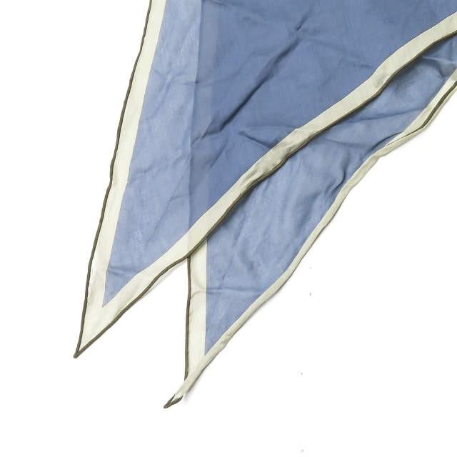 エルメス HERMES フランス製 ロザンジュ GM ネイビー/ベージュ スカーフ ストール 菱形 コットン |  | 02