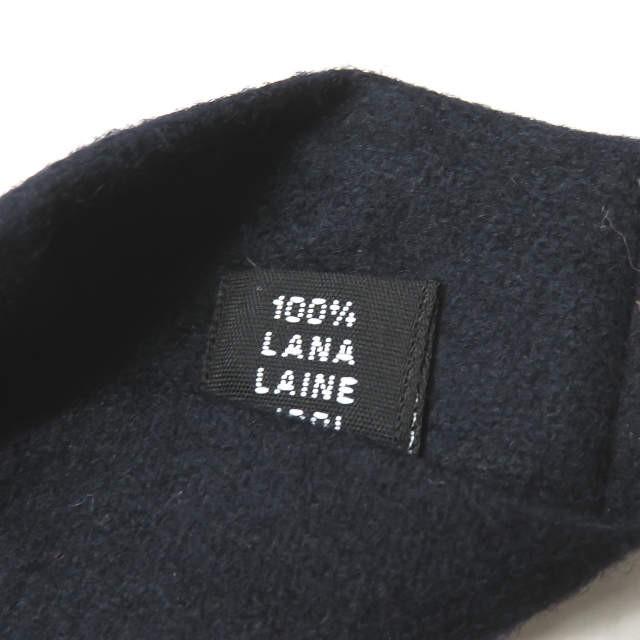 ウミットベナン UMIT BENAN イタリア製 フランネルウールソリッドネクタイ ネイビー 無地 |  | 04