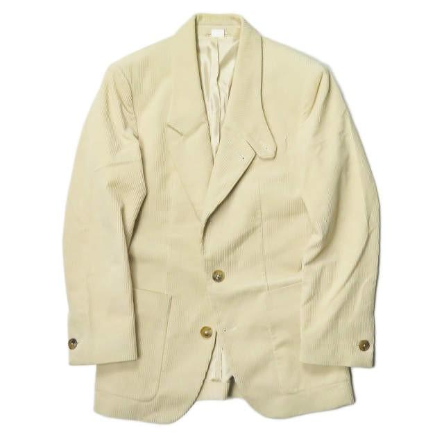 ウミットベナン UMIT BENAN イタリア製 ベルベットコーデュロイ3Bテーラードジャケット 5883 44 ベージュ アウター | 