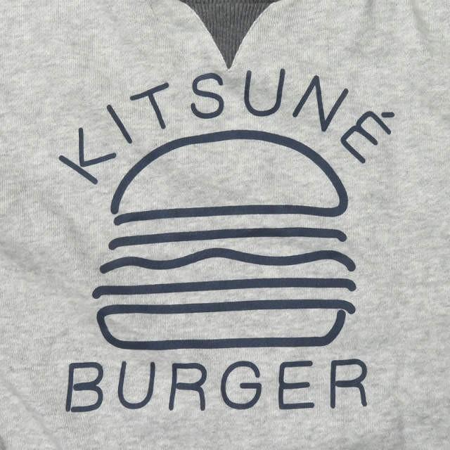 MAISON KITSUNE ポルトガル製 トレーナー スウェット グレー S MAISON KITSUNE ポルトガル製 トレーナー スウェット グレー S