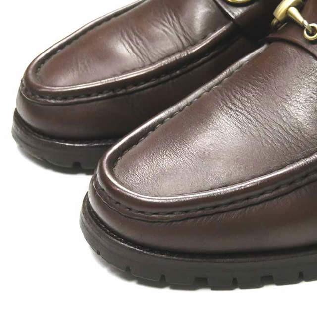 グッチ GUCCI イタリア製 レザービットチャッカブーツ 0067 114 7(26cm) ブラウン シューズ |  | 04