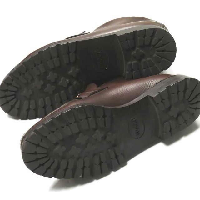 グッチ GUCCI イタリア製 レザービットチャッカブーツ 0067 114 7(26cm) ブラウン シューズ |  | 08