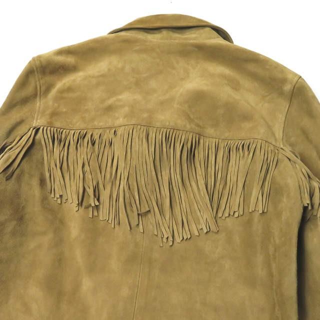 サンローランパリ SAINT LAURENT PARIS イタリア製 ゴートスエードフリンジジャケット 344468 Y5YD1 46 革ジャン やぎ革 レザー UP53 2016 00088 |  | 05