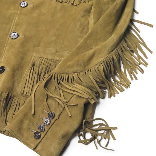 サンローランパリ SAINT LAURENT PARIS イタリア製 ゴートスエードフリンジジャケット 344468 Y5YD1 46 革ジャン やぎ革 レザー UP53 2016 00088 |  | 07